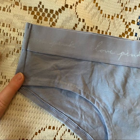VS Pink • Lavender Logo Band Hipster Panty - Picture 5 of 8